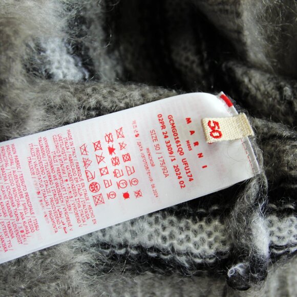 BNWT AW24 MARNI FUZZY WUZZY MOHAIR BRUSHED SWEATER 48 & 50 & 52 - Picture 10 of 16